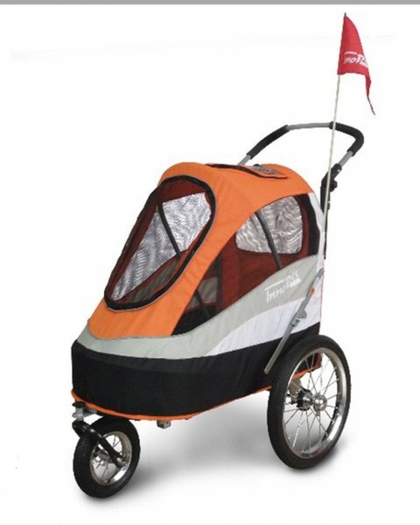 Hunde Fahrradanhänger inkl. Buggy Umbausatz Hundezubehör