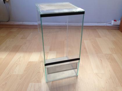 Terrarium - 20x40x22 cm BxHxT - Drosophila dicht -