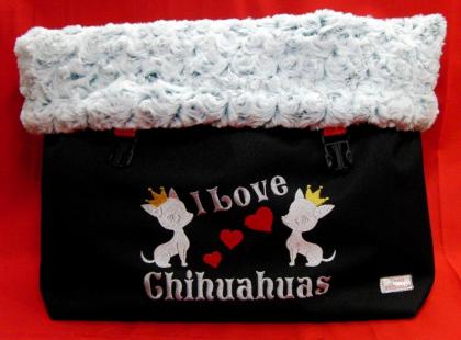 Kuscheltasche/ Hundetasche 2in1 für Chihuahua