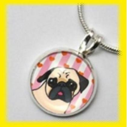 Kette mit Anhänger, diverse Varianten zur Auswahl, Mops, Meerschweinchen, Westie
