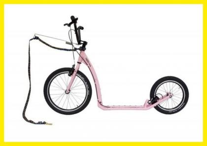 Dogscooter KOSTKA HILL MAX Dog, Pastellpink