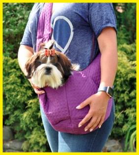 Wunderschöne Tragetasche zum Umhängen für Hunde
