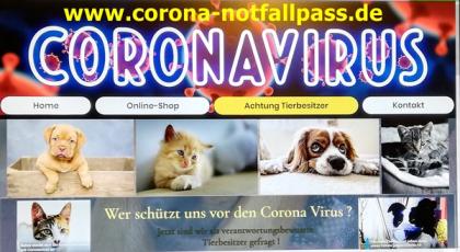 Schützen Sie Ihren Liebling Corona Infektions-Gefahr