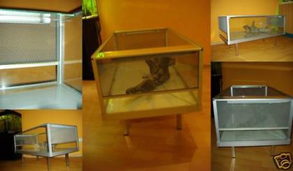 Terrarium 100cm - Sonderanfertigung - Tisch mit Licht