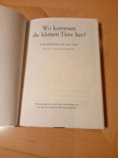 Wo kommen die kleinen Tiere her - Kinderbuch Tierbuch