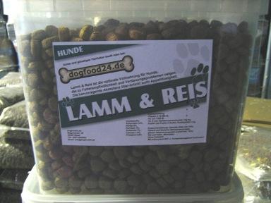 Hundefutter 15 KG Lamm Reis