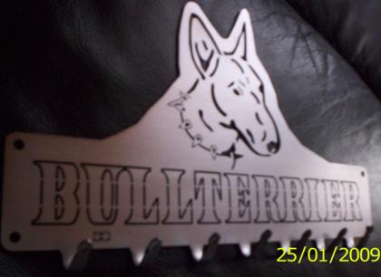 Schlüsselbrett BULLTERRIER - Hund - Neuheit
