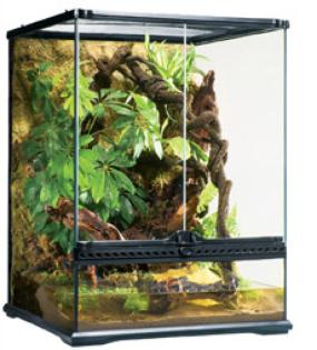 Verkaufe Exoterra Glasterrarium 60x45x45cm