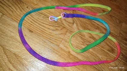 Kerbl leine schlaufe 122cm Rainbow bunt nylon Hase welpe katze