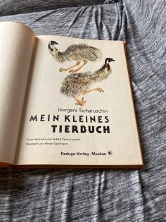 Tierbuch für Kinder zum Vorlesen Raduga-Verlag Moskau