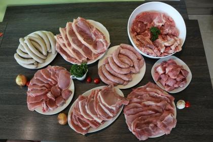 Schweinefleisch, Duroc, Sattelschwein, Schwäbisch Hällisch