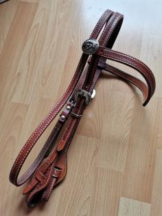 Westernkopfstück/Harnessleder