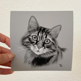 Besonderheit Hundeportraits / Tierportraits ab Foto im Miniformat