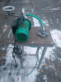 Teich Filter Abfüllen Garten IBC Mobil Pumpe Koi Fisch Edelstahl
