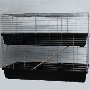 Meerschweinchen Komplettset, 2 Meerschweinchen Käfig Transportbox etc