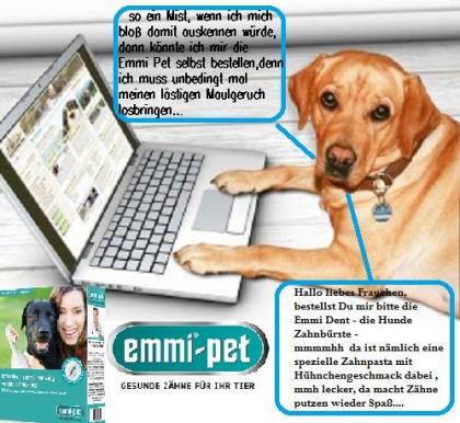 Emmi-Pet Die erste Ultraschall-Zahnbürste für Tiere