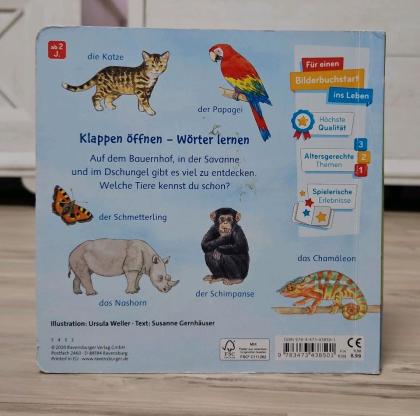 Sehr vielfältiges Tierbuch