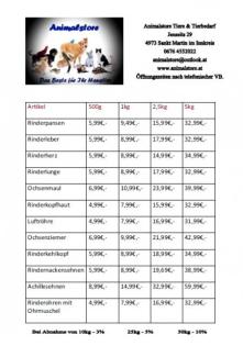 Animalstore bietet Kauartikel für ihren Hund in Top Qualität