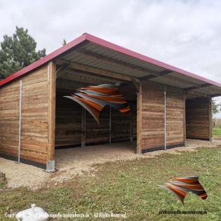 Pferdeunterstand Top Weidehütten Offenstall bauen, Laufstall für Pferde - Perfekter Pferdehof