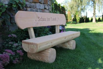 Baumbank. Gartenbank. Hochzeitsgeschenk.