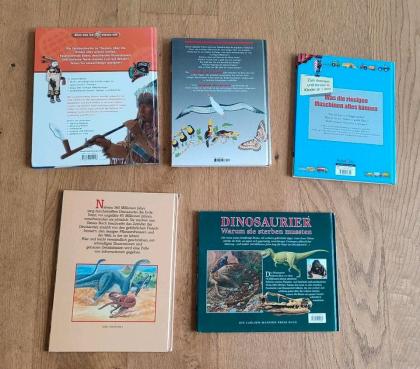 Buch Bücher Dinosaurier Monstermaschine Tierbuch Indianer