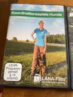 3 Dvds für Hundeerziehung, Koordinationsspiele, Trickspiele