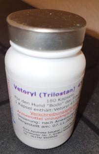 Verkaufe günstig Vetoryl 47, 5 mg