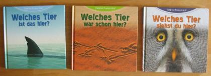 Acht Tierbücher für Kinder