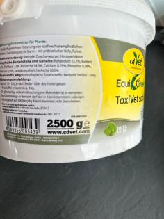 EquiGreen ToxiVet sorb ca 2489gramm MHD 06/2025, Pferdefutter