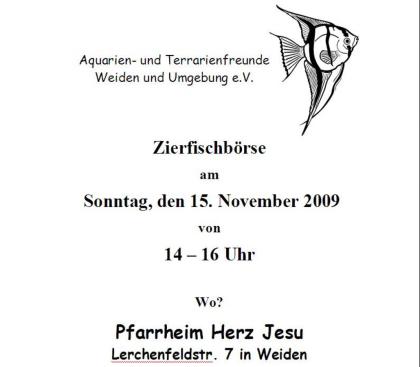 Fischbörse in Weiden am 15. 11. 2021