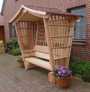 Baumbank. Gartenbank. Hochzeitsgeschenk.