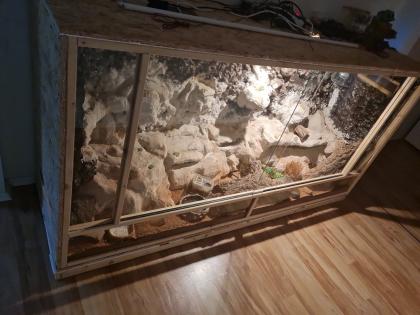Großes Holzterrarium