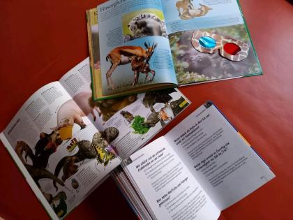 Tierbuch-Set 2 Sachbuch 1x Kosmos Quizbuch
