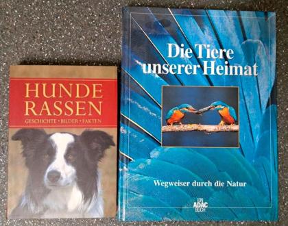 Tierbücher, Hunde, Geparden, Meerestiere, Geflügel uvm.