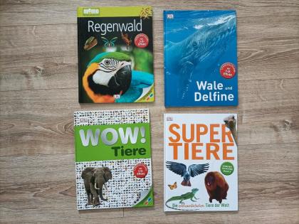 Tierbücher Regenwald, Wale, Delphin, super Tiere, wow Tiere