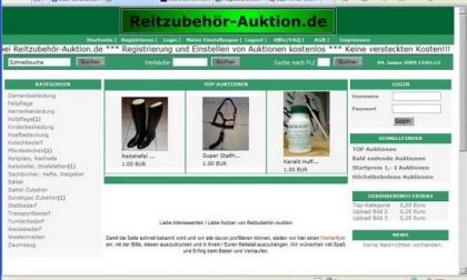 Auktionen rund ums Pferd
