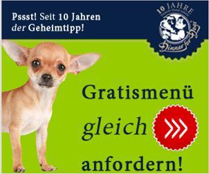Hundemenüs kostenlos zum testen