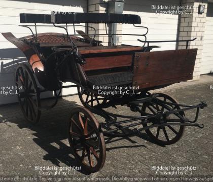 Marathonwagen -Pferdekutsche -Ponykutsche - Doktorwagen Jagdwagen