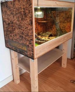 Grosses OSB Terrarium inkl. Komplettem Zubehör