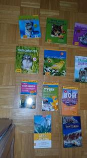 Tierbücher, Katzenbücher, Kochbücher, Reiseführer
