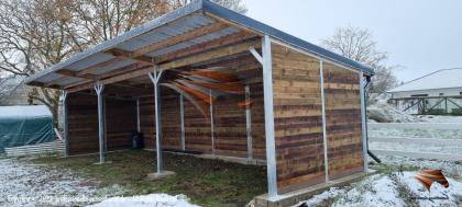 Pferdeunterstand Top Weidehütten Offenstall bauen, Laufstall für Pferde - Perfekter Pferdehof