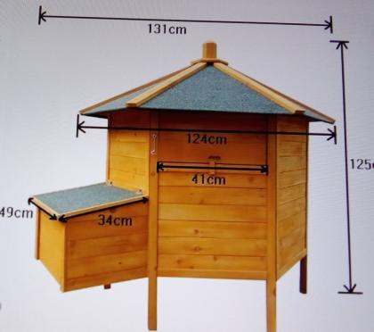 Hühnerstall für etwa 6 Hühner