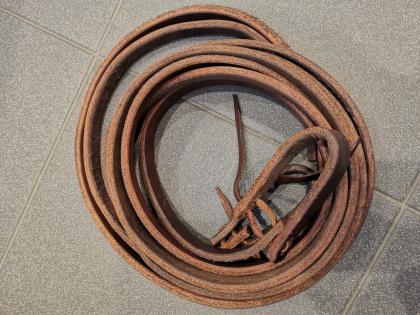 Western Splitreins aus Harnessleder