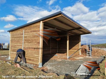 Pferdeunterstand Top Weidehütten Offenstall bauen, Laufstall für Pferde - Perfekter Pferdehof