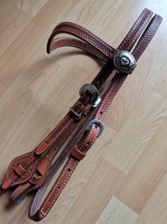 Westernkopfstück/Harnessleder