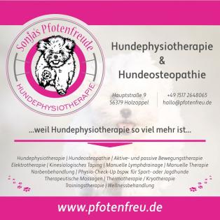 Hundephysiotherapie Hundeosteopathie / Tierphysiotherapie