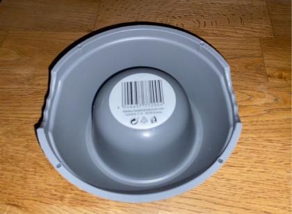 Fidelius Katzen Futternapf 250 ml Durchmesser ca. 15 cm grau NEU