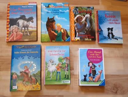 Verschiedene Jugendbücher Pferdebücher/Tierbücher Wendy, etc.