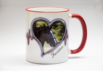 Bildertasse Heartbeat-Horse II