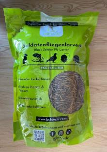 Soldatenfliegenlarven Hühner Wachtel Gänse Enten Fisch Futter